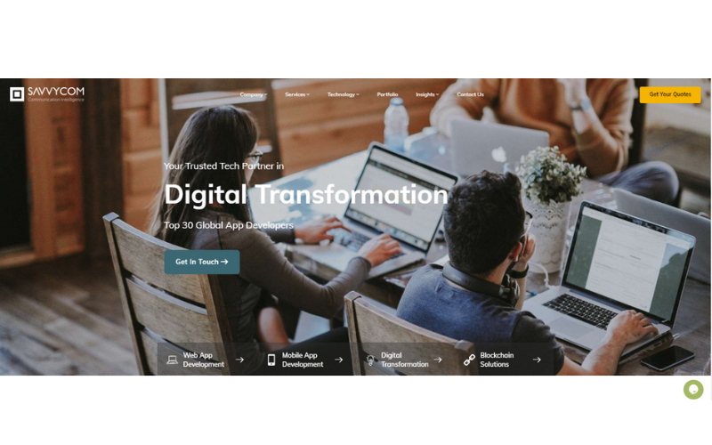 Savvycom Website