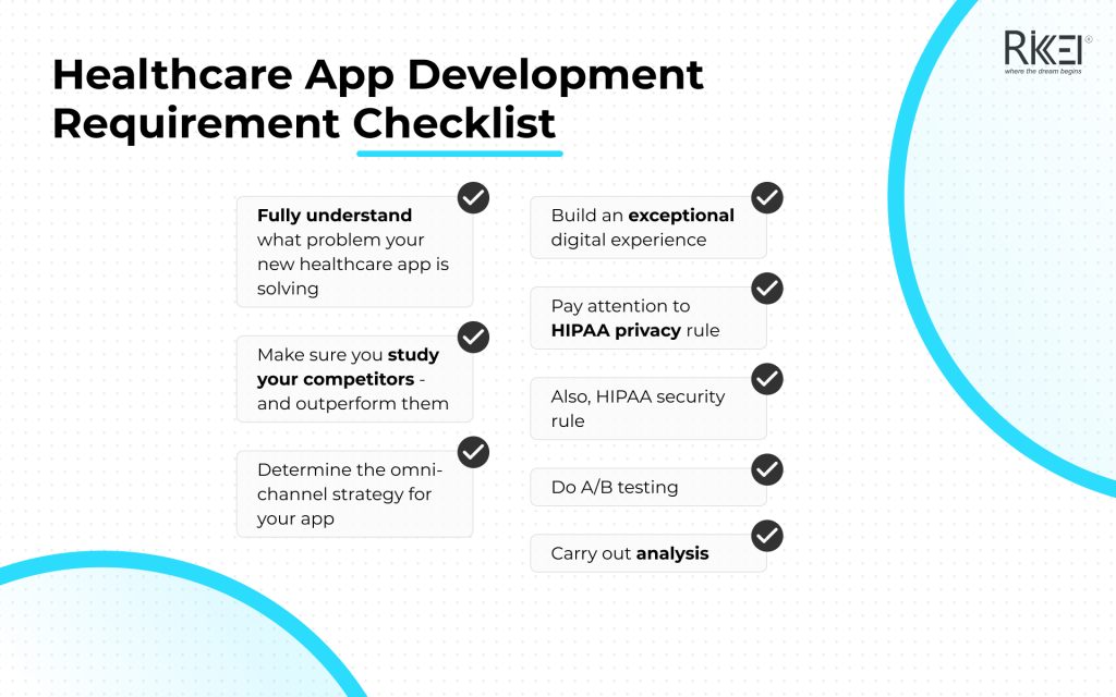 Healthcare App Development Requirement Checklist